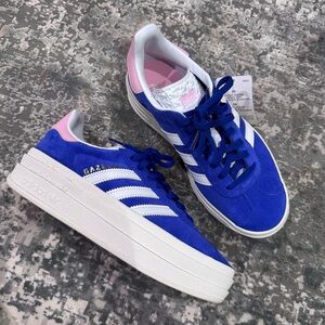 Adidas Women's Blue Gazelle Sneakers